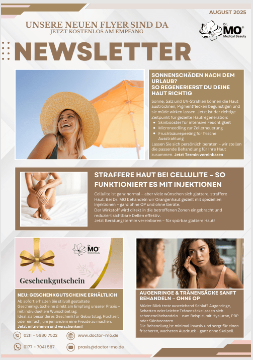 Newsletter August 2025 Dr. MO Düsseldorf
