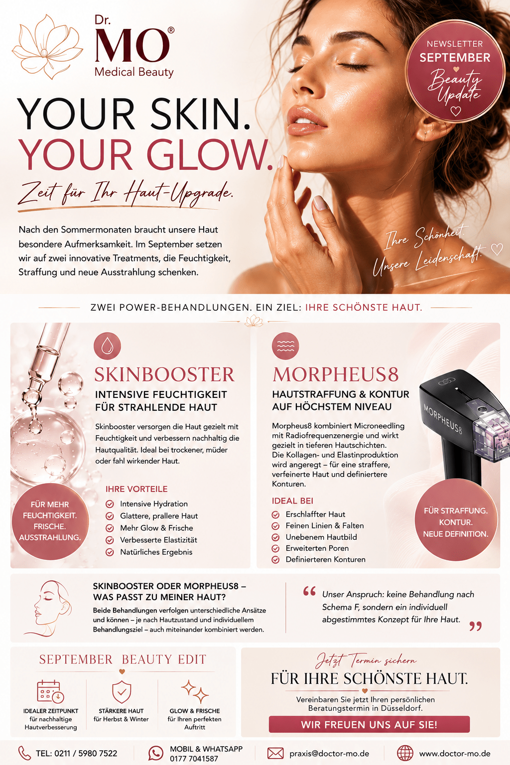 Newsletter September Dr. MO Medical Beauty Düsseldorf